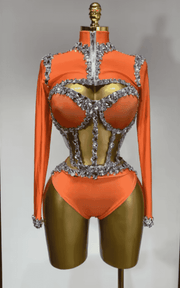 Brooke Sparkly Rhinestone Three Piece Stage Outfit