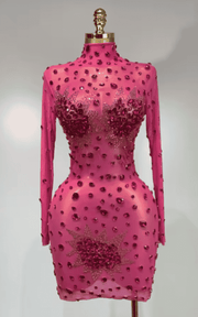 Oriana Sparkly Rhinestone Bodycon Party Dress