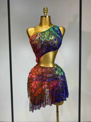 Kelly Rhinestone Mini Dress