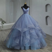 Boho Quinceañera Dresses: Ruffled Sweetheart Spaghetti Strap Gowns