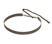 Skinny Metal Waist Belt - Gunmetal