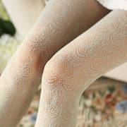 Sexy Women Mesh Pantyhose Stockings Carving Women Tights Lace Woman Silk Stockings Hollow Out Tight Woman Tattoo Collant Femme