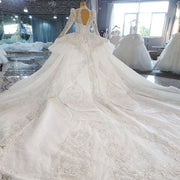 Princess Wedding Dress Luxury Lace Long sleeve wedding dress