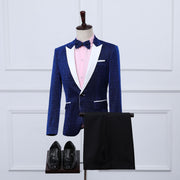 Men's Slim Business-Professional Suits 2pc Set with bow tie