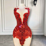 Red Diamond Mini Birthday Dress