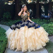 Princess Sweetheart Ruffles Quinceanera Dress - Envious Designs