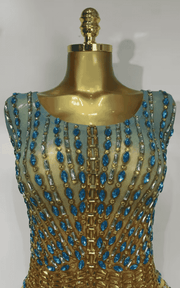 Sheena Shining Rhinestone Bodysuit Performance Costume