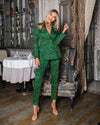Leopard Print Wedding Tuxedos Slim Fit  Pants Suits (Jacket+Pants)