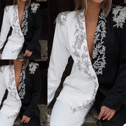 Luxury Crystal Beading Women Pants Suits  (Jacket+Pants)