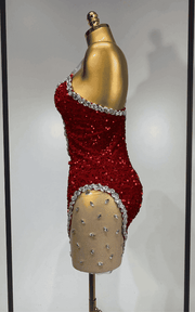 Simone Sparkly Diamond Sequin Mesh Bodycon Mini Dress