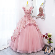 2024 Maria Novia Quinceañera Dress in Dark Pink