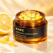 KOEC Vitamin C Capsule Cream 50g | Niacinamide Brightening & Hydrating Face Moisturizer