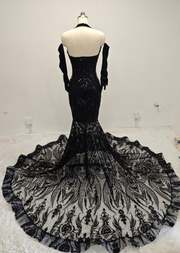 Kyra Black Mermaid Prom Gown-Ready to Ship