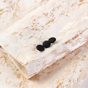 Men’s luxury cream and gold metallic slim fit dinner jacket with matching pants for formal or wedding wear