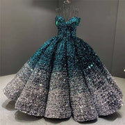 Sequin Off-Shoulder Quinceañera Ball Gown