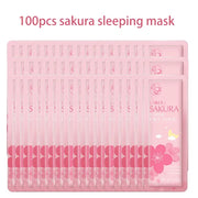 100 pcs LAIKOU Moisturizing Sleeping Mask Sakura Snail Seaweed Centella Face Mask Tendering & Nourishing Oil-control Skin Care