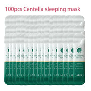 100 pcs LAIKOU Moisturizing Sleeping Mask Sakura Snail Seaweed Centella Face Mask Tendering & Nourishing Oil-control Skin Care