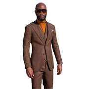 Vintage Men's Winter 3-Piece Blazer Suit - Single Breasted