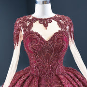 Noble Red Quinceanera Dress