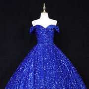 Sequin Off-Shoulder Quinceañera Ball Gown