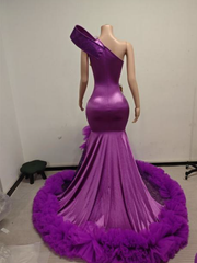 Julia Luxury Crystal Long Prom Dress with Feathers - Ready to Ship