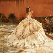 Luxury Shiny Off-Shoulder Quinceañera Dress