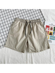 Pure Color Beach Loose Men's Short Pants