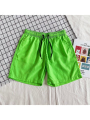 Pure Color Beach Loose Men's Short Pants