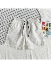 Pure Color Beach Loose Men's Short Pants