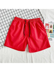 Pure Color Beach Loose Men's Short Pants