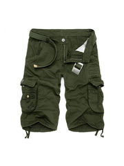 Fashion Multi-pocket Five-point Cargo Men's Shorts Pants