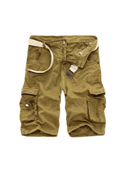 Fashion Multi-pocket Five-point Cargo Men's Shorts Pants