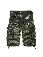 Fashion Multi-pocket Five-point Cargo Men's Shorts Pants