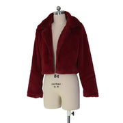 Sweater Short Jacket Velvet Coat