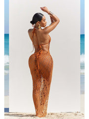 See Through High Rise Backless Bikinis 3 Piece Sets