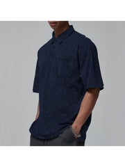 Solid Color Pure Color Leisure Polo Shirt