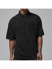 Solid Color Pure Color Leisure Polo Shirt