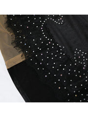 Hotfix Rhinestones Split Hem Spaghetti Straps Dresses