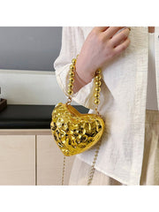 Chain Heart Acrylic Satchels