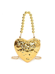 Chain Heart Acrylic Satchels