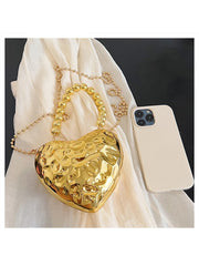 Chain Heart Acrylic Satchels