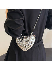 Chain Heart Acrylic Satchels