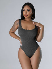 Sleeveless Bodysuits Cargo Skirt Sets