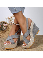 Patchwork  Wedges &amp; Platform