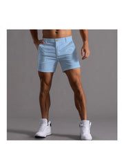 Solid Color Cotton Loose Short Pants