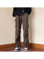 Multi Pocket Wide Leg Cargo Pants