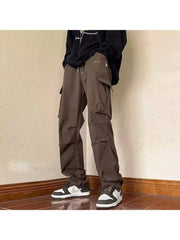 Multi Pocket Wide Leg Cargo Pants