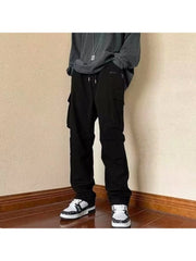 Multi Pocket Wide Leg Cargo Pants