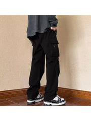 Multi Pocket Wide Leg Cargo Pants