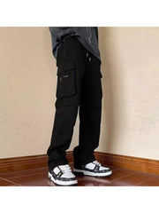 Multi Pocket Wide Leg Cargo Pants